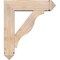 Ekena Millwork Funston Arts and Crafts Smooth Bracket w/ Offset Brace, Douglas Fir, 7 1/2"W x 28"D x 32"H BKT0806X28X32FST03SDF - alternate 4